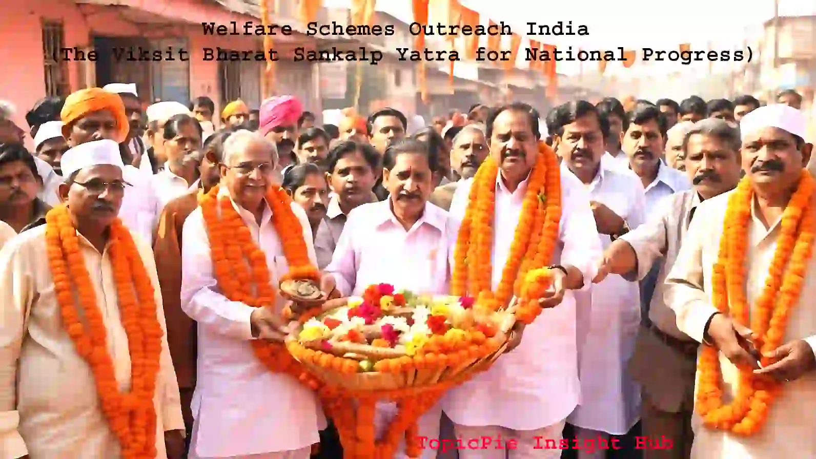 Welfare Schemes Outreach India (The Viksit Bharat Sankalp Yatra for National Progress)