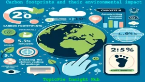 Carbon footprint and their environmental impact