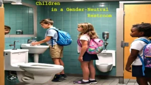 Children in a Gender-Neutral Restroom